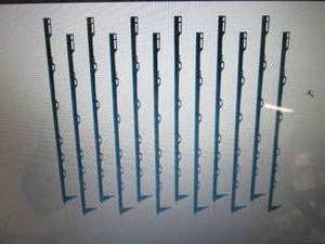 50 Pack Electric Fence Posts, 40 In...