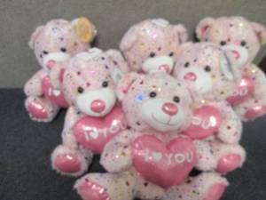 6- NWT Valentine Plush Bears...