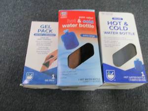 2 HotCold Water Bottles, Gel Pack...