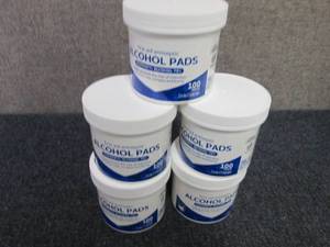 6- 100ct Alcohol Pads...