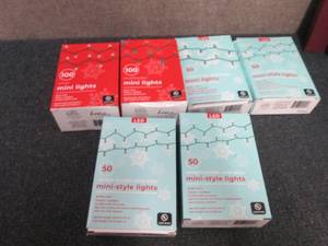6 pks Assorted Mini Lights...