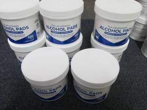 8- 100ct Alcohol Pads...