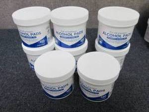 8- 100ct Alcohol Pads...