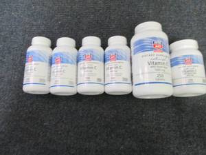 6 Bottles Vitamin C...