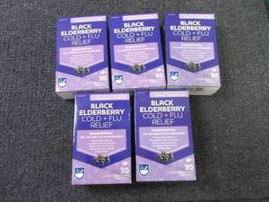 5- 30 ct Black Elderberry Cold& Flu...