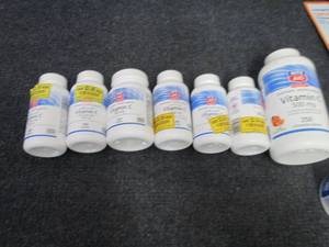 7 Assorted Bottles Vitamin C...