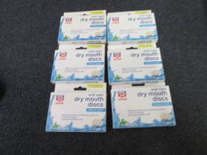 6- 40 ct Dry Mouth Discs...