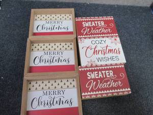 6 Holiday Dcor Items...