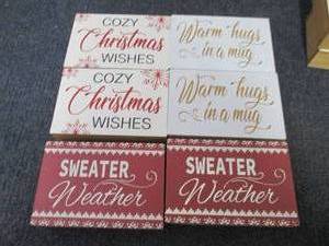 6 Holiday Dcor Items...