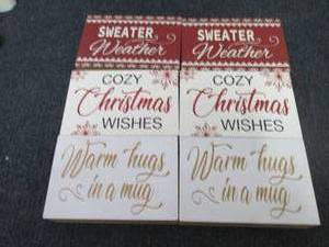 6 Holiday Dcor Items...