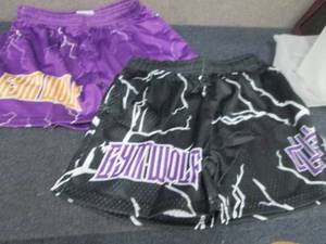 2 Mens Medium NWT Wolf Gym Shorts...