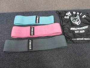 Set of 3 Gym Wolf Fabric Resistance...