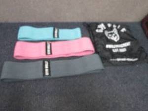 Set of 3 Gym Wolf Fabric Resistance...