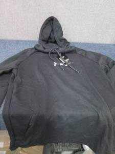 NWT Large Gym Wolf Black Hooded Swe...