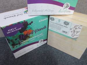 2 packs-8�x8� Wood Canvas Boards ...