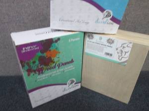 2 packs-8�x10� Wood Canvas Boards...