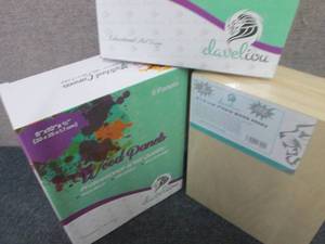 2 packs-8�x10� Wood Canvas Boards...