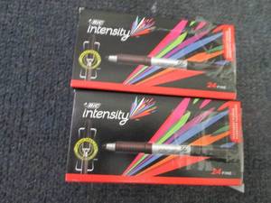 2 pks- BIC Intensity Black Permanen...