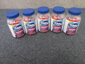 5- 54 ct Tums Heartburn Sleep Suppo...