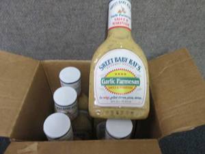 6- 16 oz Sweet baby Rays Garlic Par...