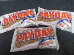 3- 11.6 oz PayDay Snack Size...