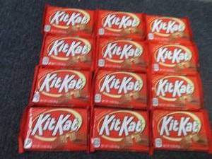 12- 1.5 oz KitKat Bars...