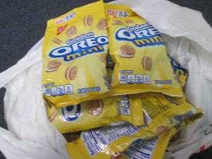 12- 3 oz Golden Oreos Minis...