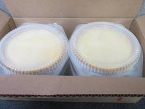 DD 6 FROZEN 8 inch Egg Custard Pies...