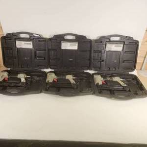3 Porter Cable Brad Nailers with cases