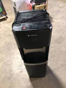 Glacier Bay Matte Black and Stainless Steel Bottom Load Water Dispenser Used Customer Returns See Pictures