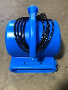 B-Air 14 HP Air Mover Blower Fan for Water Damage Restoration Carpet Dryer Floor Home and Plumbing Use in Blue Customer Returns See Pictures