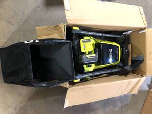 RYOBI 40V HP Brushless 20 in. Cordless Electric Battery Walk Behind Self-Propelled Mower with 6.0 Ah Battery and Charger Customer Returns See Pictures