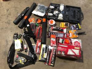 Lot of Assorted Hand Tools and Hardware  Various Models and Conditions  Customer Returns See Pictures