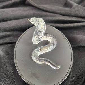 lot 53 image: Swarovski Crystal Figurine Cobra 243979 With Original Box