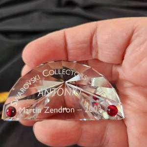 lot 60 image: Lot Of Eight Swarovski Crystals Paperweights And More