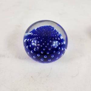 lot 63 image: Lot Of Three Colorful Murano Paperweights Great Condition