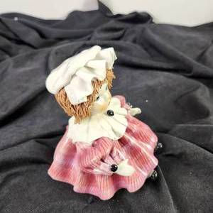 lot 69 image: Vintage Zampiva Ceramic Doll 5.5 Tall Spaghetti Hair