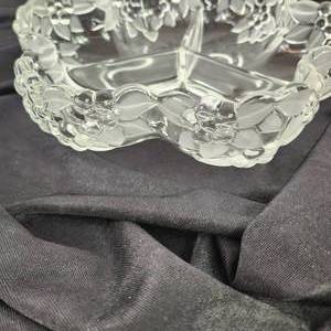 lot 106 image: Vintage Mikasa Carmen Divided Relish Dish Embossed Flowers Frosted Leaves 10