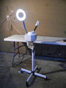 Professional Vivo Home 2 in 1 Facial Steamer and Mag Lamp - Works - Nice - Great Piece - SEE PICTURES