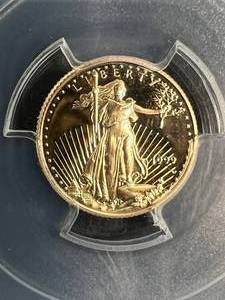 1999 PROOF $5 AMERICAN GOLD EAGLE PCGS PR69DCAM