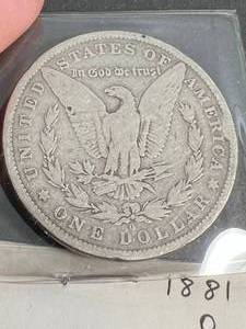 1881-O US MORGAN SILVER DOLLAR