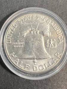 1963 US FRANKLIN HALF DOLLAR IN AIRTITE