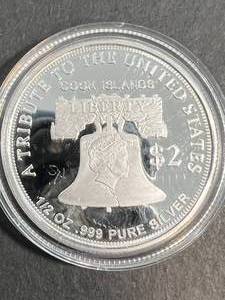 � TROY OZ .999 FINE SILVER COOKS ISLAND ROUND IN AIRTITE
