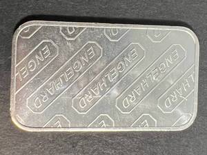 1 TROY OZ .999 FINE SILVER ENGELHARD BAR