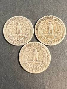3 US WASHINGTON QUARTERS