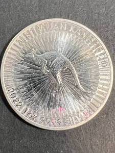 2022 AUSTRALIAN KANGAROO 1 TROY OZ .999 FINE SILVER