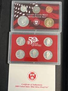 2000 US MINT SILVER PROOF SET