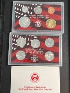 2003 US MINT SILVER PROOF SET