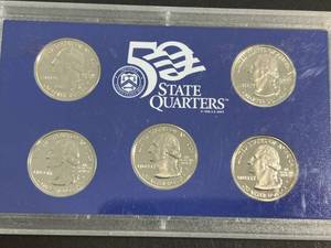 US MINT 50 STATE QUARTERS PROOF SET