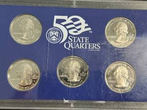 US MINT 50 STATE QUARTERS PROOF SET
